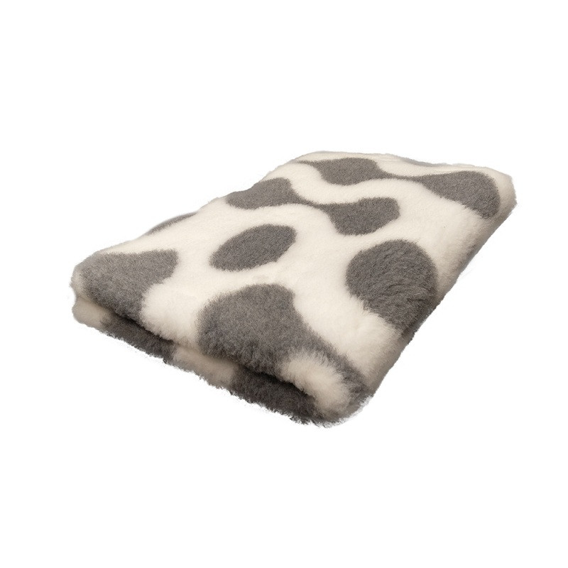 BUBA Legowisko antypoślizgowe DRY BED Cieńsze 22mm krople szaro białe BB20