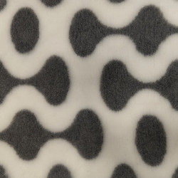 BUBA Legowisko antypoślizgowe DRY BED Cieńsze 22mm krople szaro białe BB20