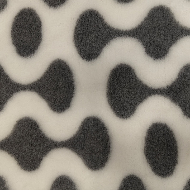 BUBA Legowisko antypoślizgowe DRY BED Cieńsze 22mm krople szaro białe BB20