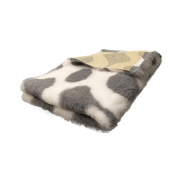 BUBA Legowisko antypoślizgowe DRY BED Cieńsze 22mm krople szaro białe BB20