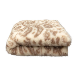 BUBA Legowisko antypoślizgowe DRY BED Cieńsze 22mm łowicki beż-biały BB21