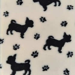 BUBA Legowisko antypoślizgowe DRY BED 28mm kremowa chihuahua CHI01