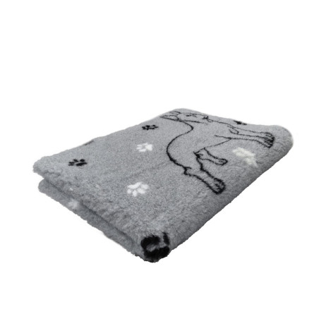 BUBA Legowisko antypoślizgowe DRY BED 28mm szary buldog francuski FB01