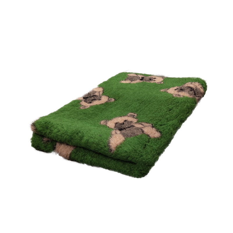 BUBA Legowisko antypoślizgowe DRY BED 28mm zieleń misie XMS01