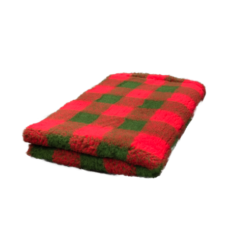 BUBA Legowisko antypoślizgowe DRY BED 28mm zieleń krata XMS24