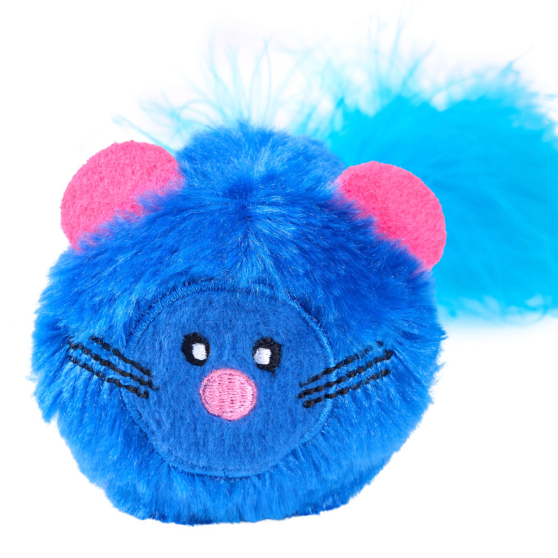 ZippyClaws zabawka dla kota Bushy Throw Mysz z kocimiętką do wielokrotnego wypełniania ZC546