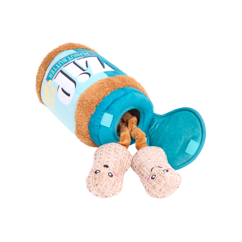 ZippyPaws pluszowa norka bungee dla psa Masło orzechowe ZP1110