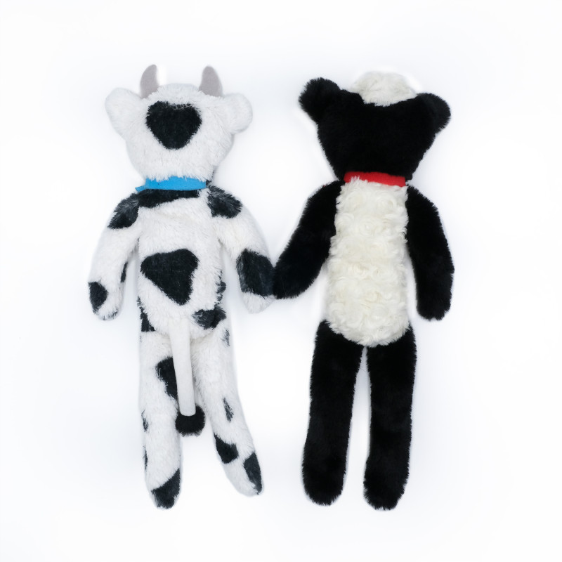 ZippyPaws pluszowe zabawki dla psa Owca & Krowa ZP1086