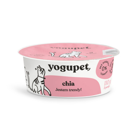Yogupet kot JOGURT ChiaPet 110g chia Krótka data ważności do 26.04.2026r.!
