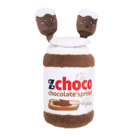 ZippyPaws pluszowa norka bungee dla psa Słoik czekolady ZP1112