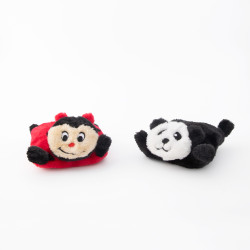 ZippyPaws pluszowe zabawki dla psa Biedronka & Panda ZP946