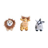 ZippyPaws pluszowe zabawki dla psa Zwierzaki Safari 3szt ZP1107