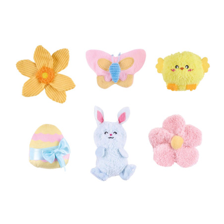 ZippyPaws pluszowe zabawki dla psa Wiosenne Pluszaki 6szt ZP1619