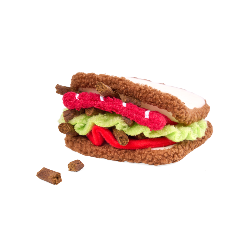 ZIPPY PAWS pluszowa zabawka dla psa Snufflerz Sandwich ZP1147