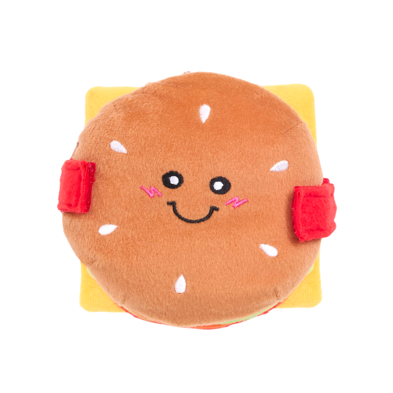 ZippyPaws mata węchowa Cheeseburger Snufflerz sałata pomidor ser mięso ZP1150