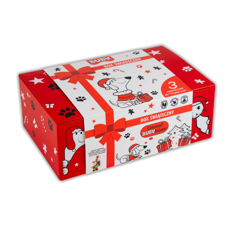 BUBAlicious BOX świąteczny dla psa - 3 niespodzianki dla psa 8554