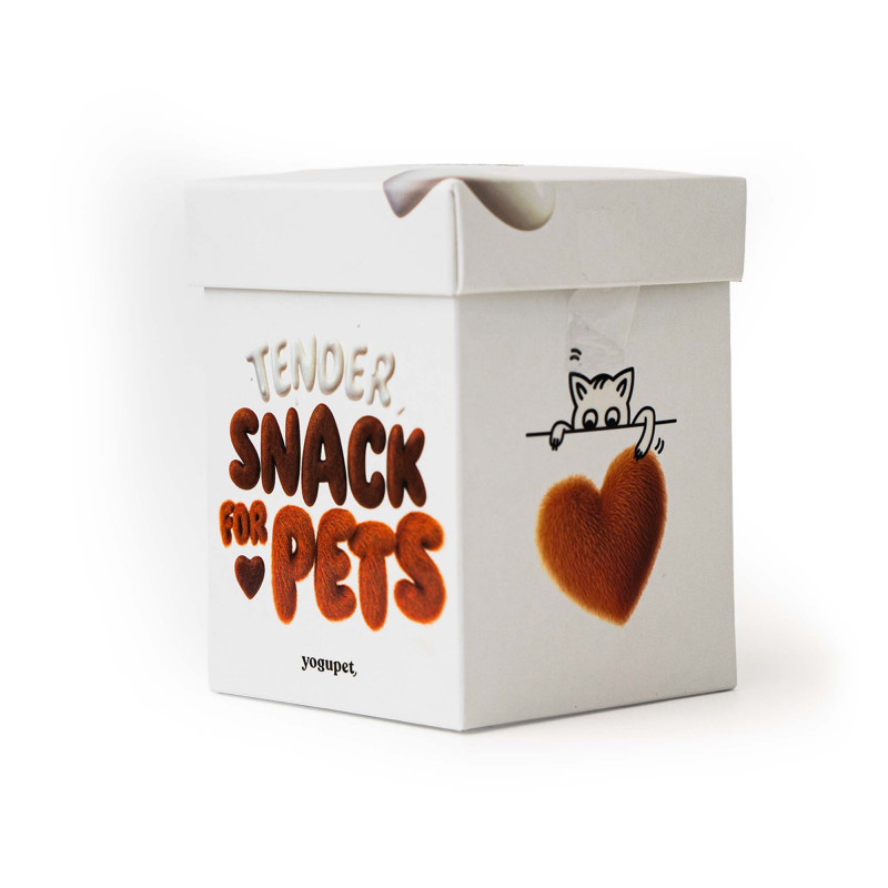 Yogupet XMAS dla psa i kota White Snack Box 100g