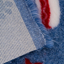 BUBA Legowisko antypoślizgowe DRY BED 28mm niebieski w hot-dogi i łapki A233