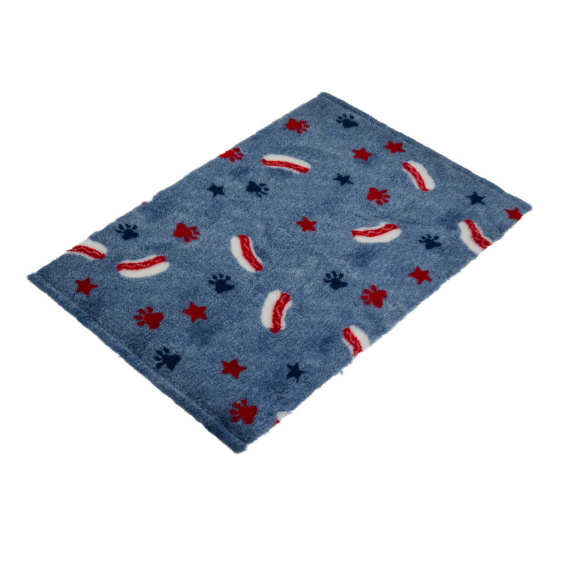 BUBA Legowisko antypoślizgowe DRY BED 28mm niebieski w hot-dogi i łapki A233