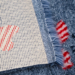 BUBA Legowisko antypoślizgowe DRY BED 28mm niebieskie w łapy USA A235