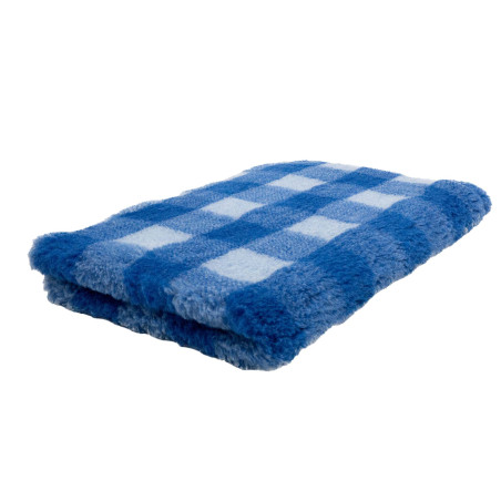 BUBA Legowisko antypoślizgowe DRY BED 28mm krata błękit-granat A258