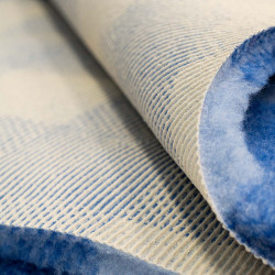 BUBA Legowisko antypoślizgowe DRY BED 28mm krata błękit-granat A258