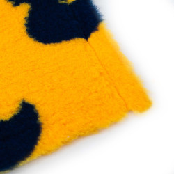 BUBA Legowisko antypoślizgowe DRY BED 28mm żółty w granatowe kaczki A218