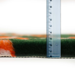 BUBA Legowisko antypoślizgowe DRY BED 28mm zielony w lisy A237