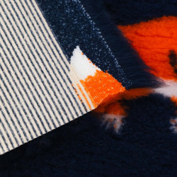 BUBA Legowisko antypoślizgowe DRY BED 28mm ciemny granat w lisy A241