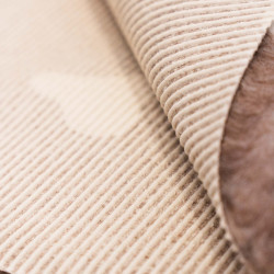 BUBA Legowisko antypoślizgowe DRY BED 28mm beżowy w kremowe łapy i kości A46