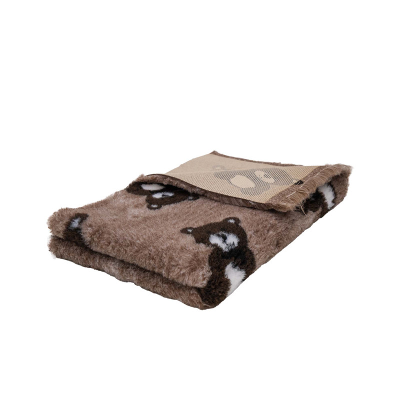 BUBA Legowisko antypoślizgowe DRY BED 28mm latte misie brązowe A95