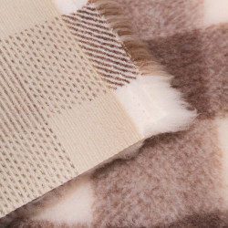 BUBA Legowisko antypoślizgowe DRY BED 28mm krata beżowo kremowa A223