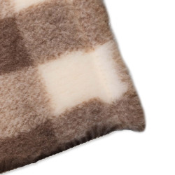 BUBA Legowisko antypoślizgowe DRY BED 28mm krata beżowo kremowa A223