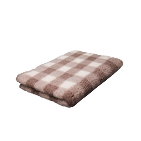 BUBA Legowisko antypoślizgowe DRY BED 28mm krata beżowo kremowa A223