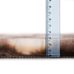 BUBA Legowisko antypoślizgowe DRY BED 28mm zawijasy kremowo - beżowy A267