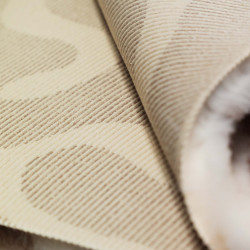 BUBA Legowisko antypoślizgowe DRY BED 28mm zawijasy kremowo - beżowy A267