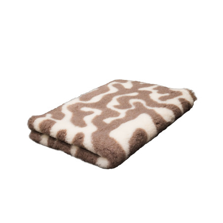 BUBA Legowisko antypoślizgowe DRY BED 28mm zawijasy kremowo - beżowy A267