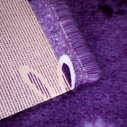 BUBA Legowisko antypoślizgowe DRY BED 28mm różowy w króliki A271