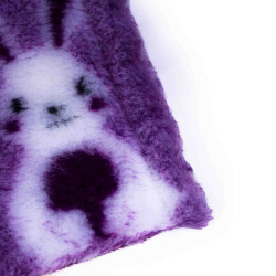 BUBA Legowisko antypoślizgowe DRY BED 28mm różowy w króliki A271