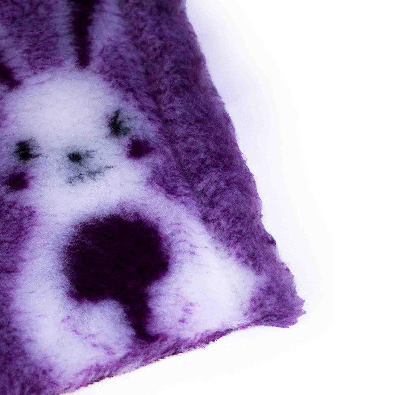 BUBA Legowisko antypoślizgowe DRY BED 28mm różowy w króliki A271