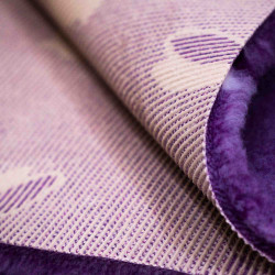 BUBA Legowisko antypoślizgowe DRY BED 28mm różowy w króliki A271