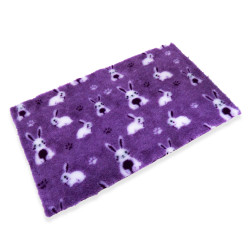 BUBA Legowisko antypoślizgowe DRY BED 28mm różowy w króliki A271