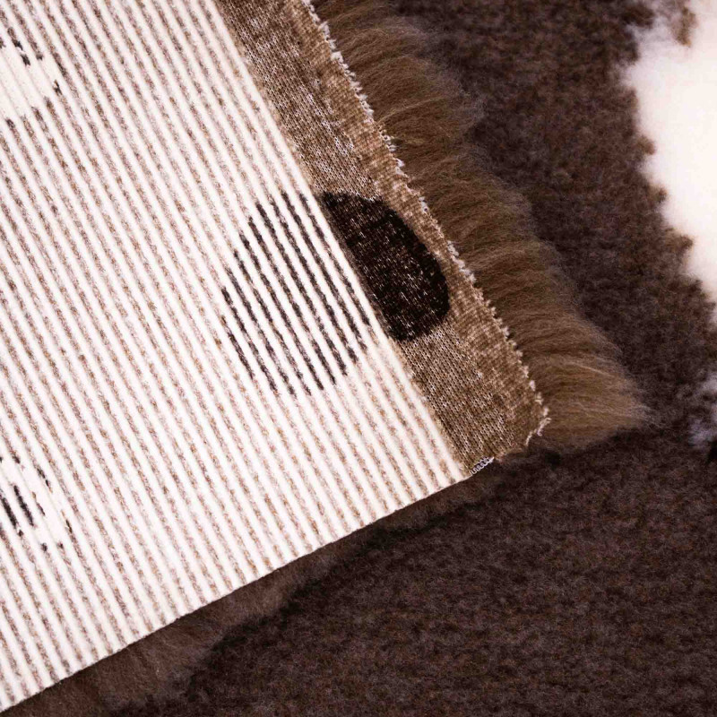 BUBA Legowisko antypoślizgowe DRY BED 28mm brązowy w alpaki A273