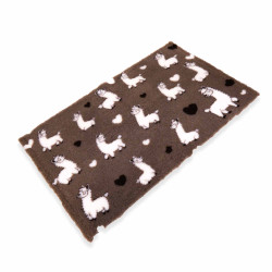 BUBA Legowisko antypoślizgowe DRY BED 28mm brązowy w alpaki A273