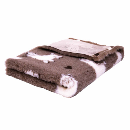 BUBA Legowisko antypoślizgowe DRY BED 28mm brązowy w alpaki A273