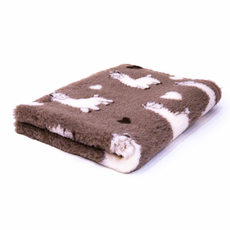 BUBA Legowisko antypoślizgowe DRY BED 28mm brązowy w alpaki A273