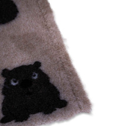 BUBA Legowisko antypoślizgowe DRY BED 28mm brązowy w kapibary A274