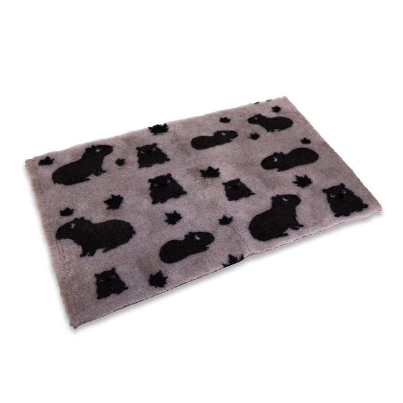 BUBA Legowisko antypoślizgowe DRY BED 28mm brązowy w kapibary A274