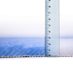 BUBA Legowisko antypoślizgowe DRY BED 28mm krata biało-błękitna A242