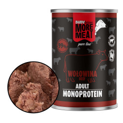 BUBAlicious More Meat mono karma dla psa Pure Line 400g WOŁOWINA 3805